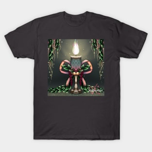 Christmas decorations candle T-Shirt